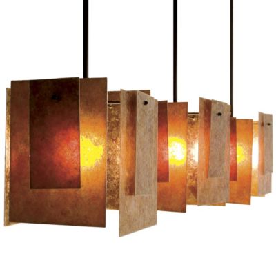 Spider Mica Triple Pendant by WPT Design - Starlight Lighting USA and Canada